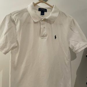Polo Ralph Lauren boys white polo -size 10-12